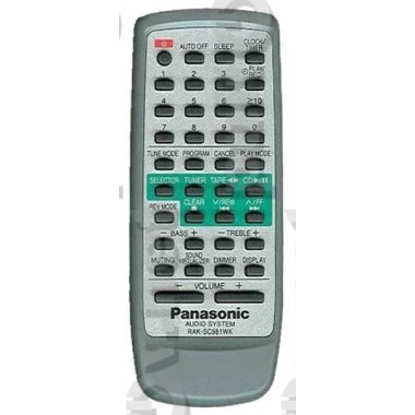 Пульт PANASONIC RAK-SC981WK (аналог)